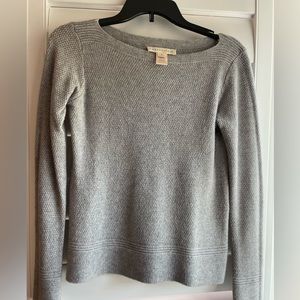 Love stitch grey sweater